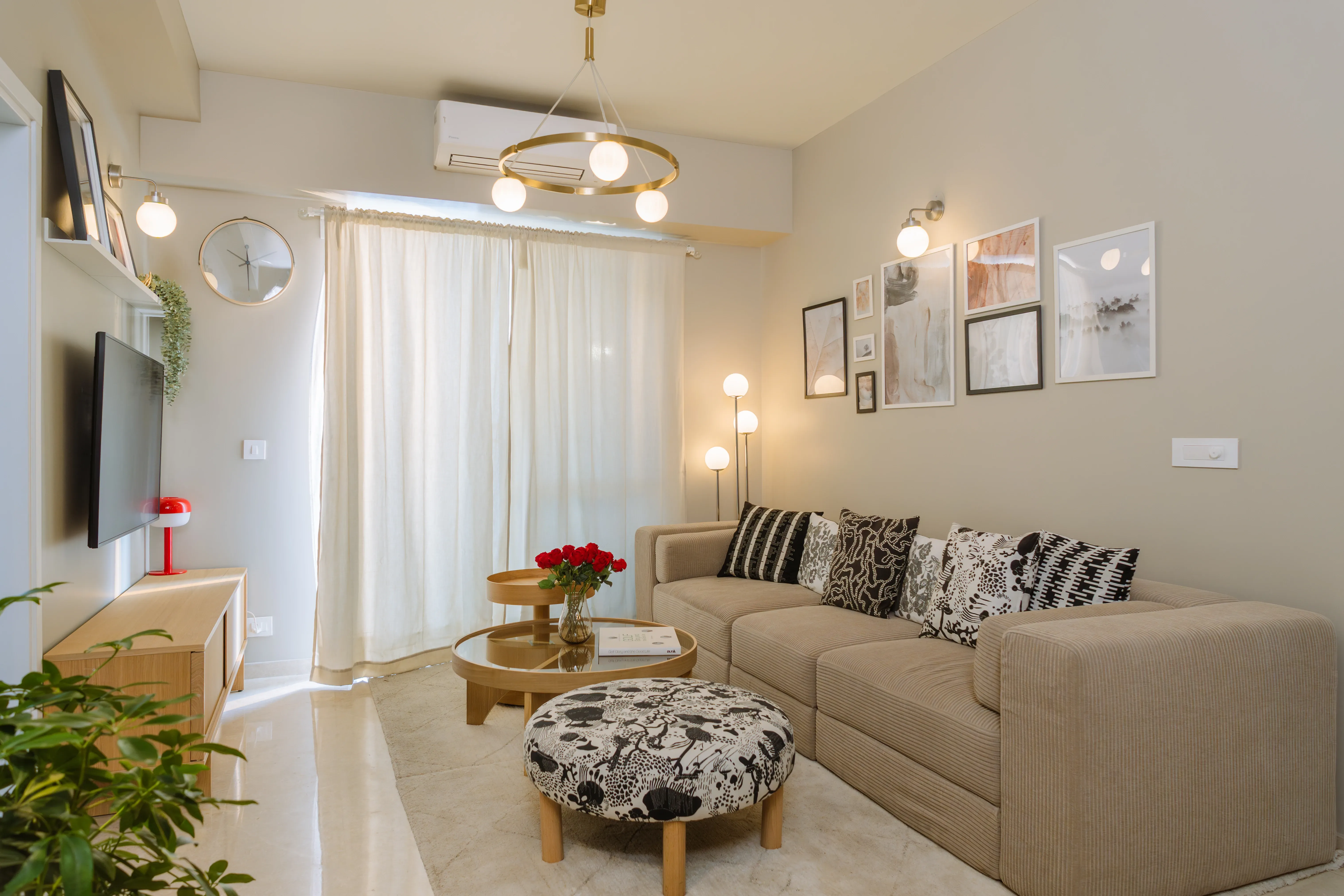 Smart Living Dining Room Interior Design Muzaffarnagar